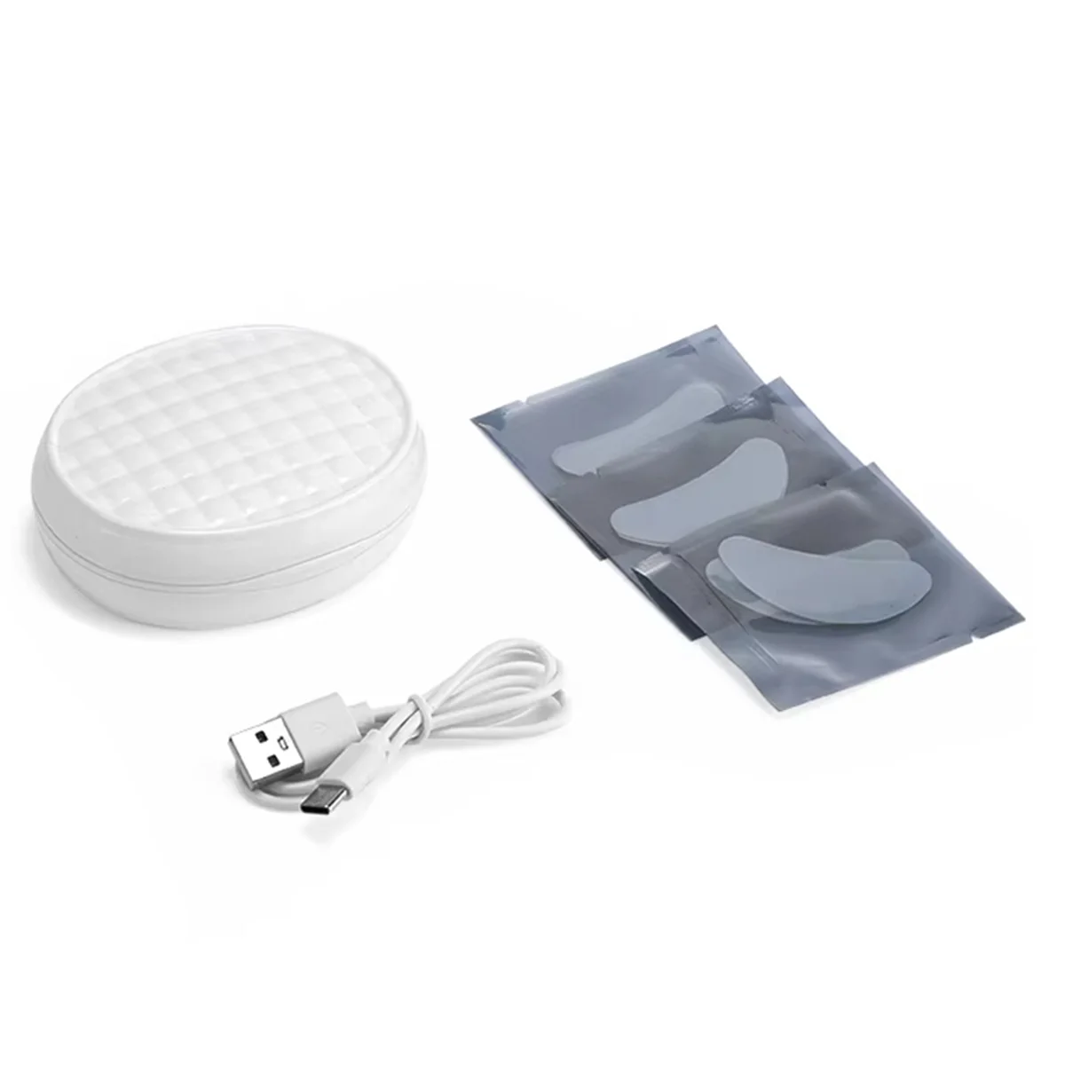 BodyMello Red Light Eye Massager with EMS Anti-Aging Eye Care Device Reduce Bags & Dark Circles Portable Eye Rejuvenation Pads