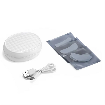 BodyMello Red Light Eye Massager with EMS Anti-Aging Eye Care Device Reduce Bags & Dark Circles Portable Eye Rejuvenation Pads